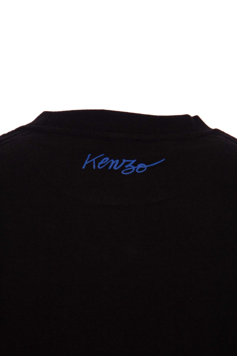 Kenzo T-shirt Fc65ts4174sy Zwart