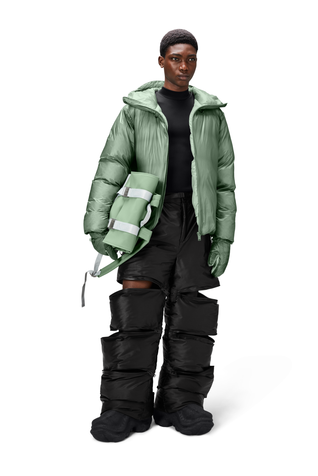 Rains Jas Kevo Puffer Jkt L-groen