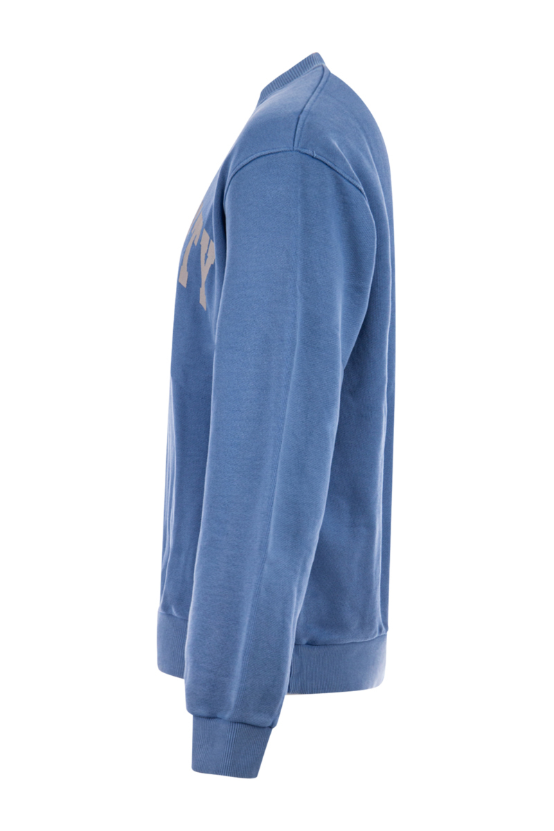 Les Deux Sweater Deacon L-blauw