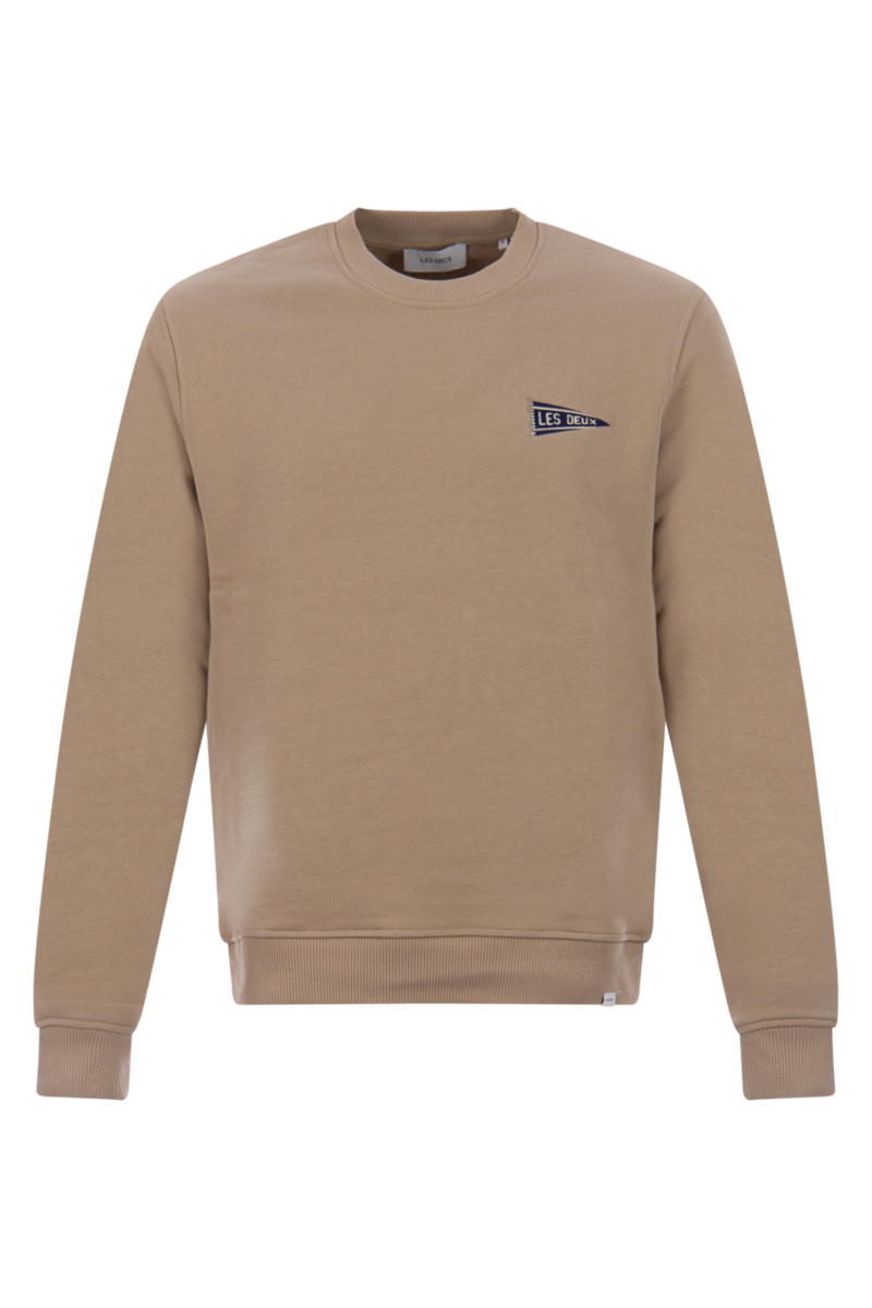 Les Deux Sweater Flag Sweater Beige