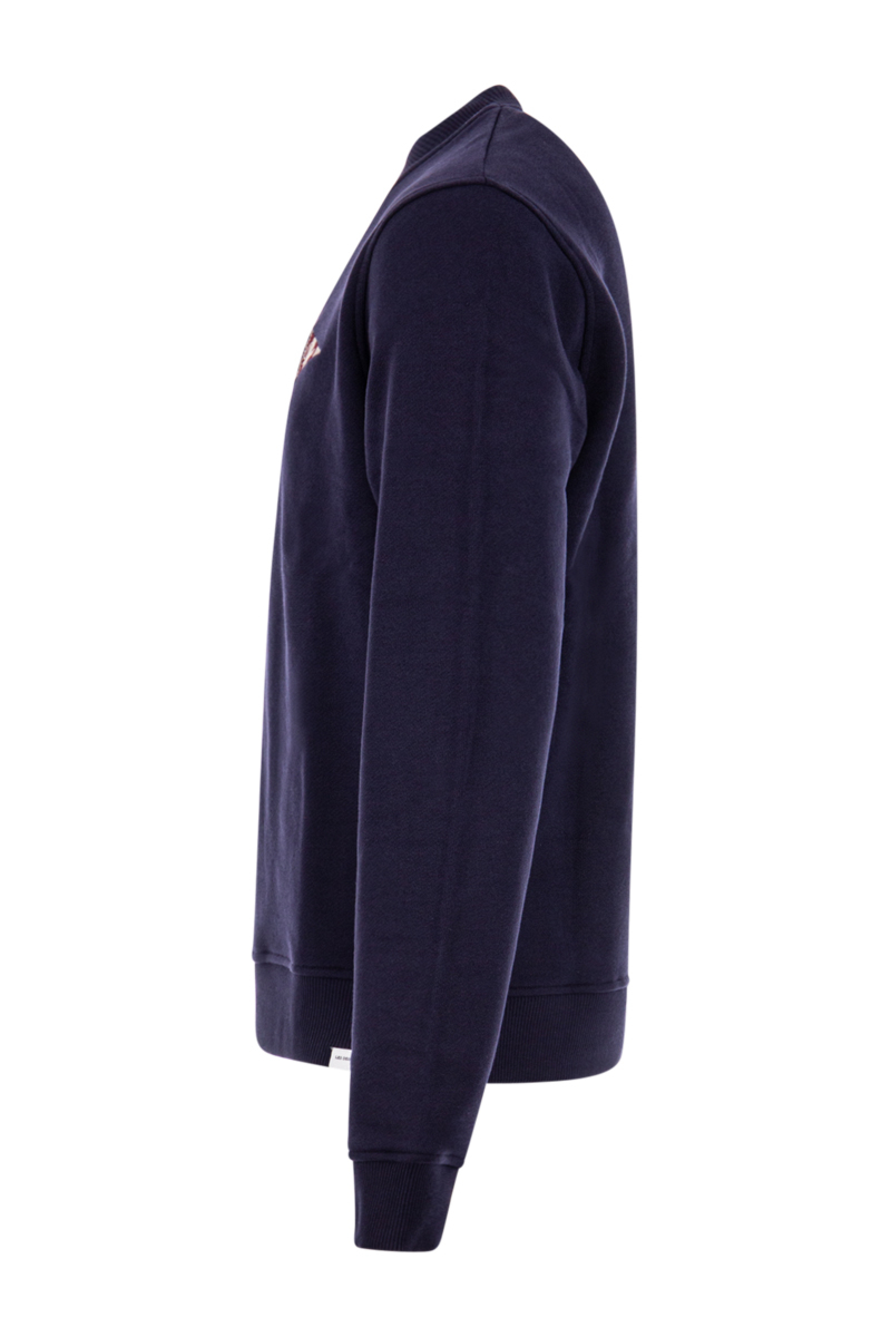 Les Deux Sweater Flag Sweater D-blauw