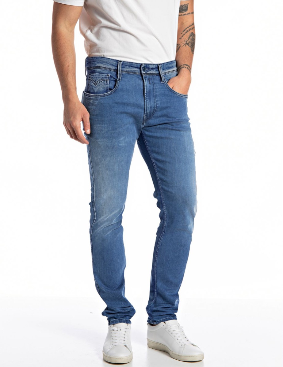 Replay Jeans M914y.000.661 Hy3 Blauw