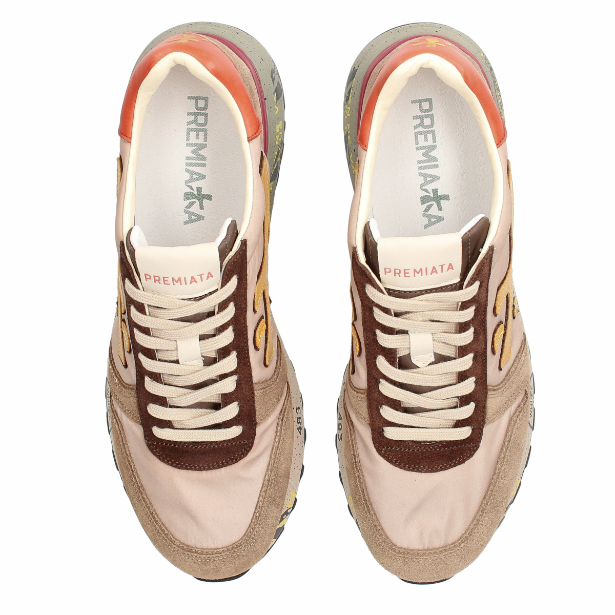 Premiata Schoenen Mick 001 Beige