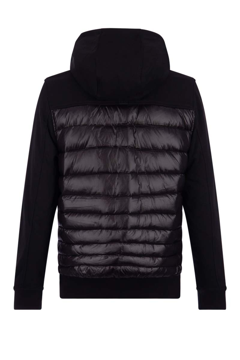 Moose Knuckles Sweater Albermale Zip Up Zwart