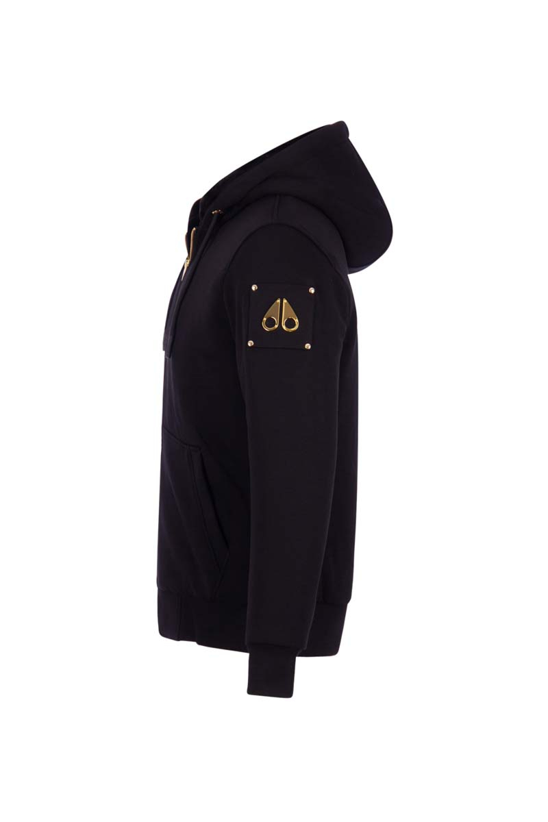 Moose Knuckles Sweater Linden Bunny Zwart