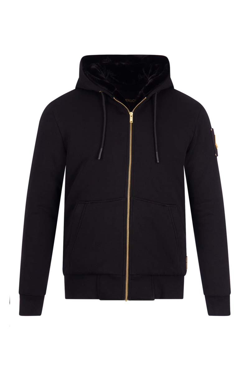 Moose Knuckles Sweater Linden Bunny Zwart