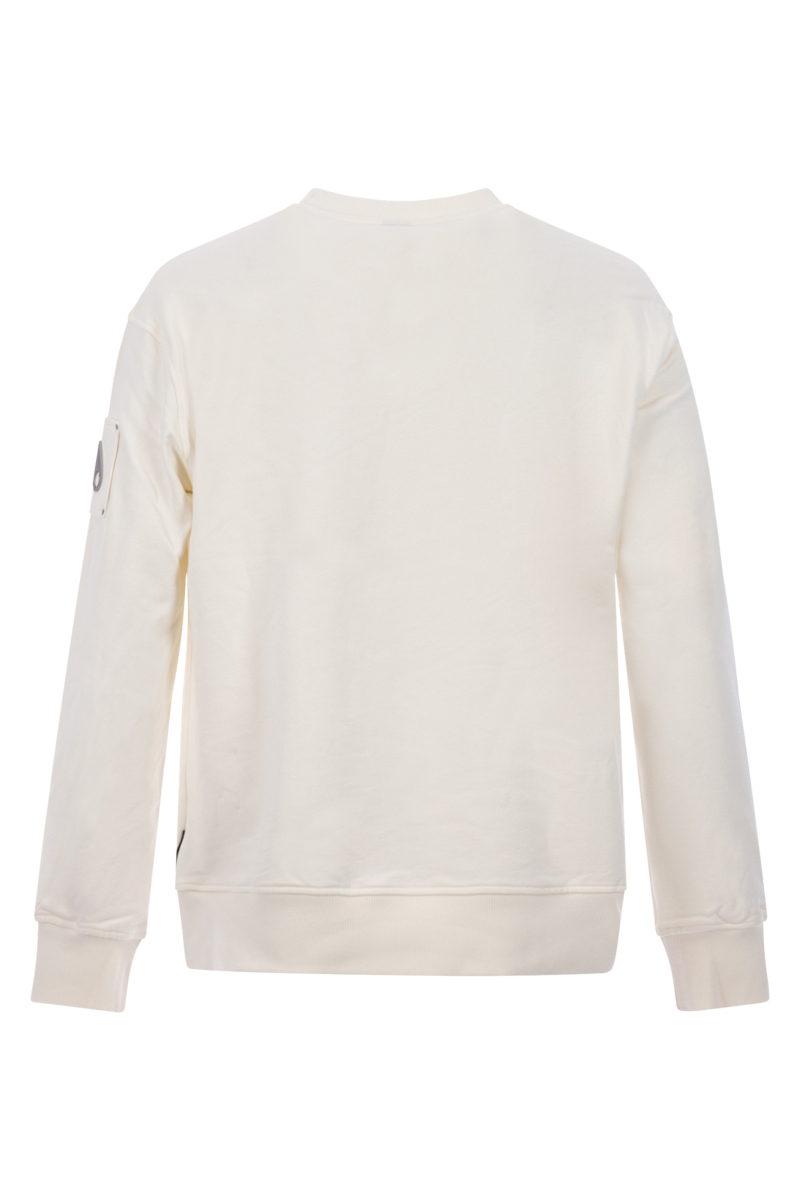 Moose Knuckles Sweater Hartsfield Crew Off White