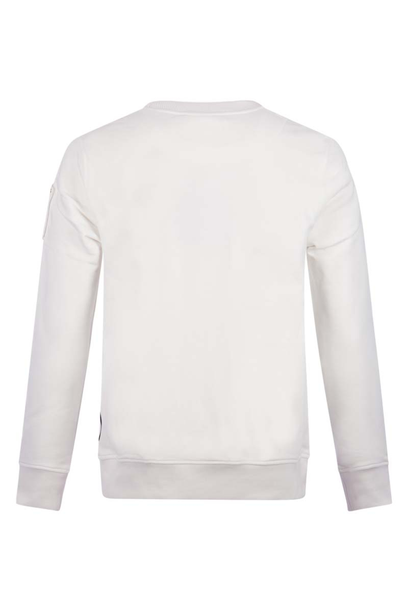 Moose Knuckles Sweater Snyder Crewneck Wit
