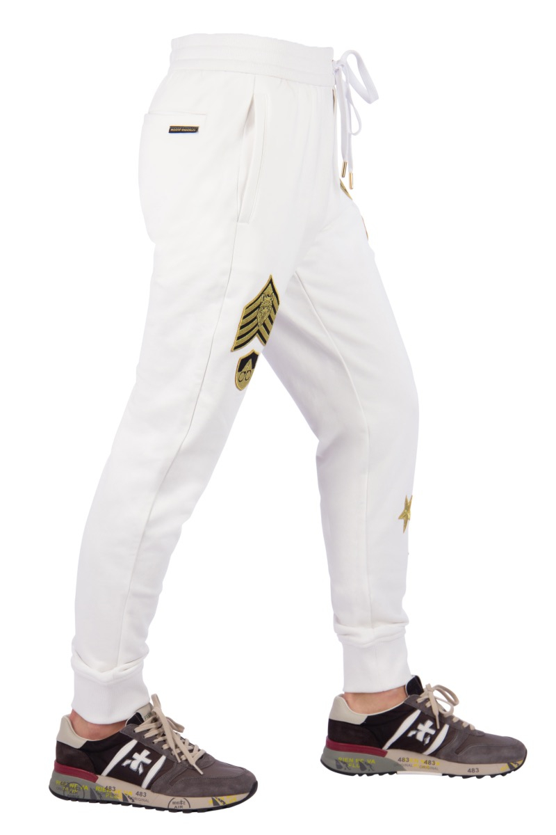 Moose Knuckles Jogging Broek Montrose Wit