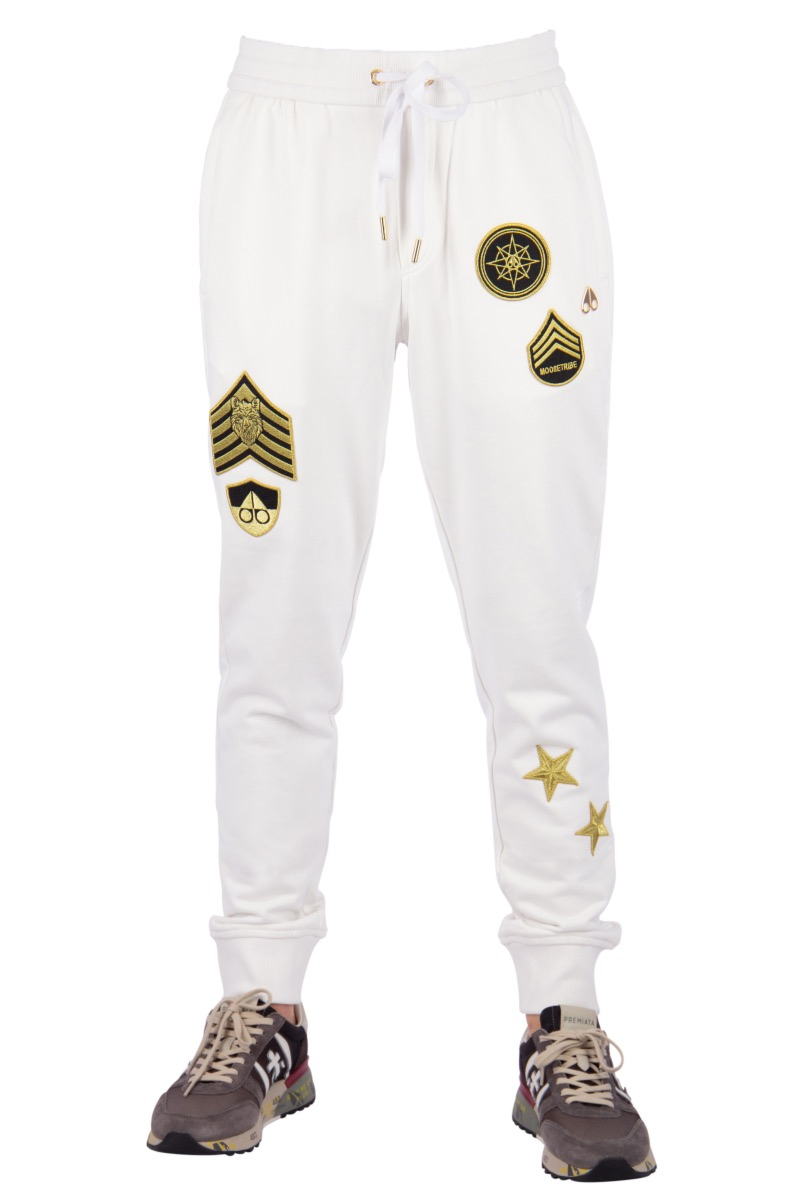 Moose Knuckles Jogging Broek Montrose Wit