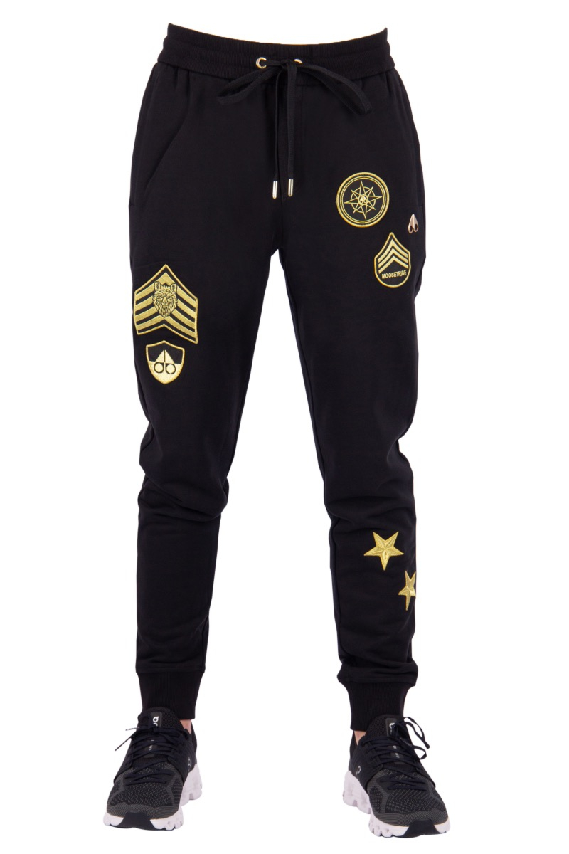 Moose Knuckles Jogging Broek Montrose Zwart