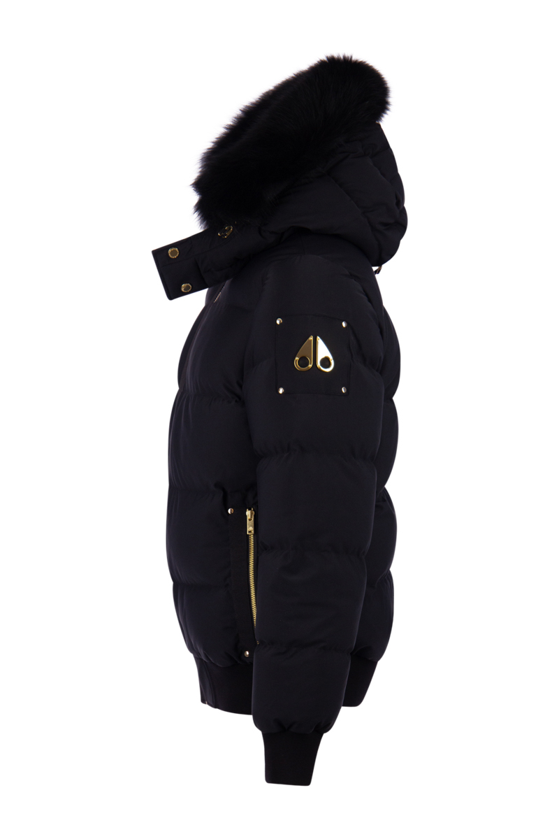 Moose Knuckles Jas Stagg Bomber Mens  Zwart
