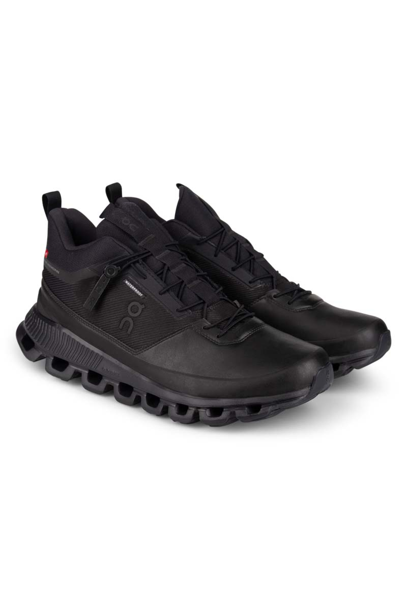On Running Schoenen Cloud Hi Waterproof All Black