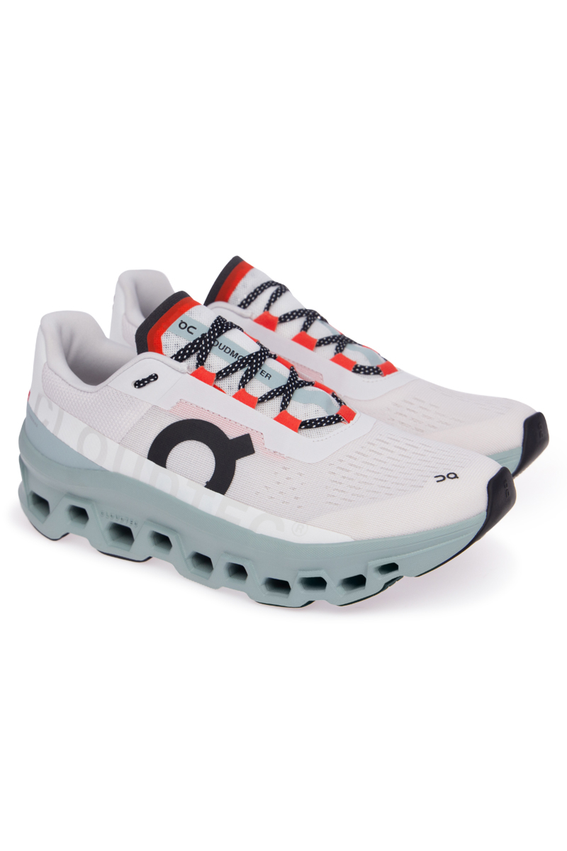 On Running Schoenen Cloudmonster Wit