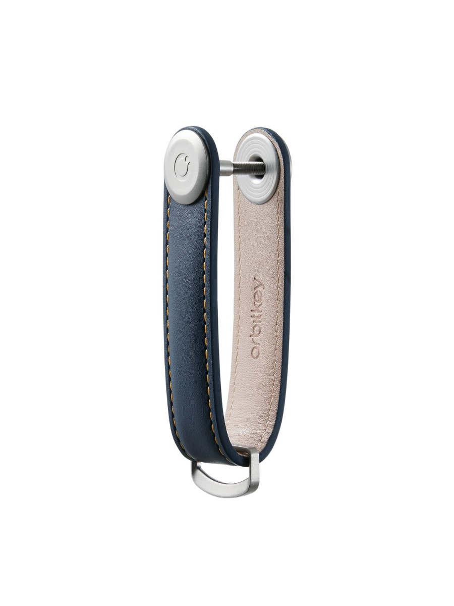 Orbitkey Gadget Leather Key Organizer Blauw