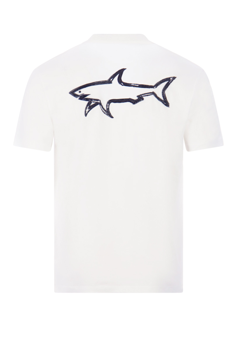 Paul And Shark T-shirt 22411130 Wit