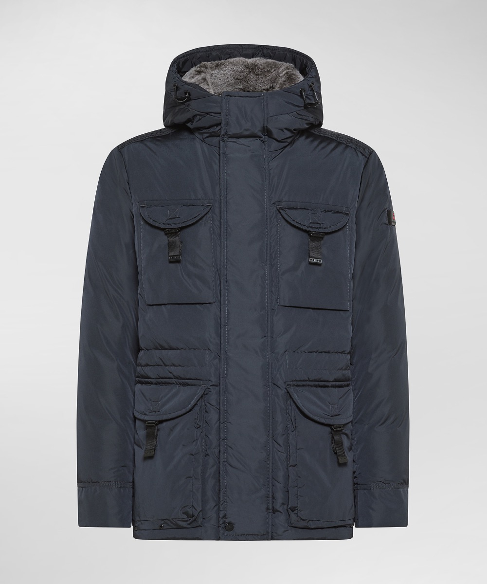 Peuterey Jas Aiptek Nbe Fur D-blauw