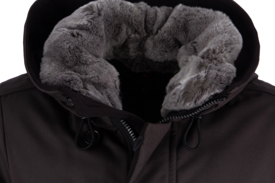 Peuterey Jas Kasa Sl Fur D-grijs