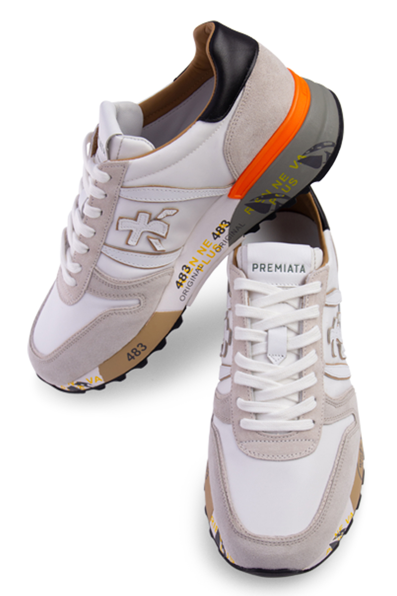 Premiata Schoenen Lander Wit