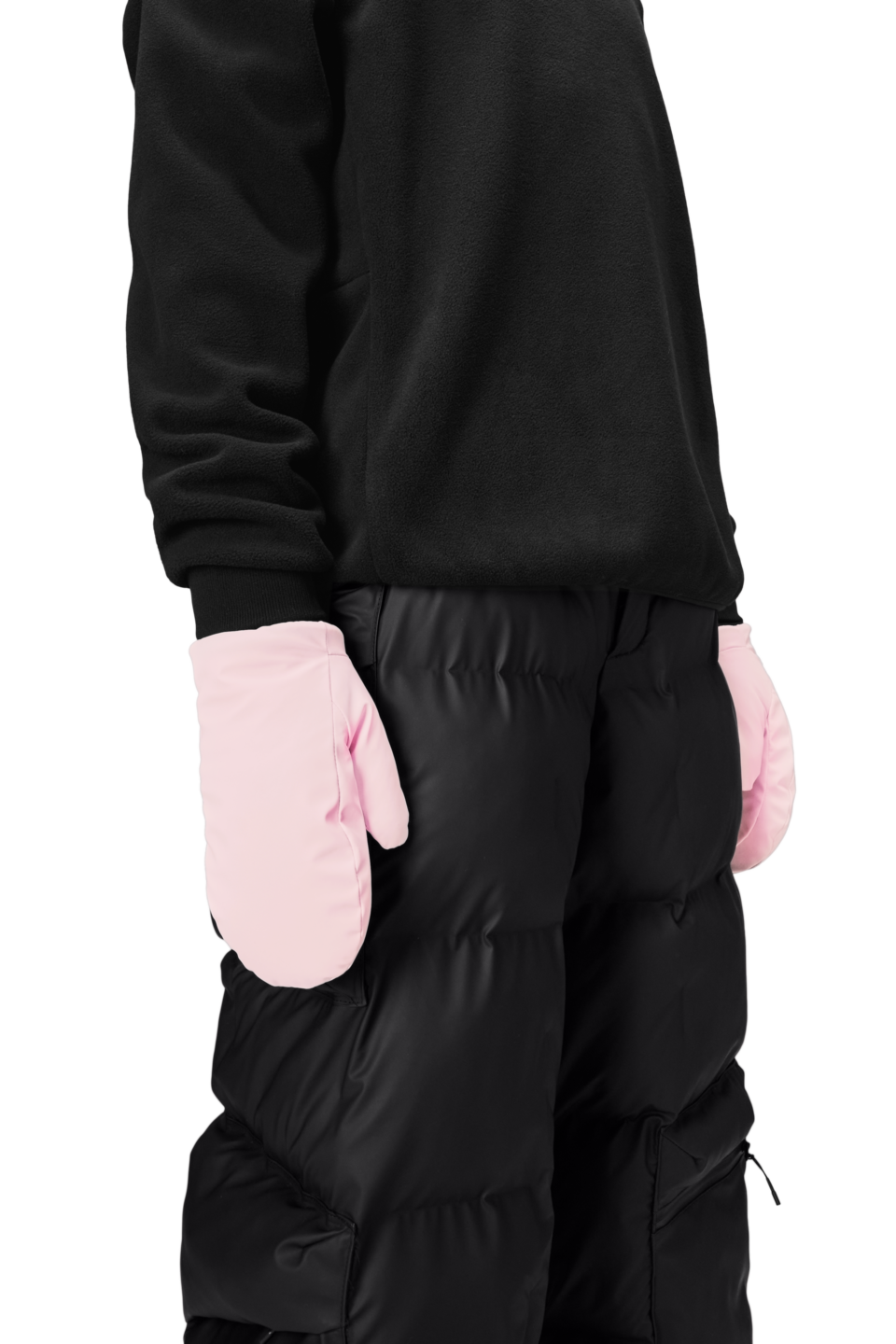 Rains Handschoenen Puffer Mittes L-roze