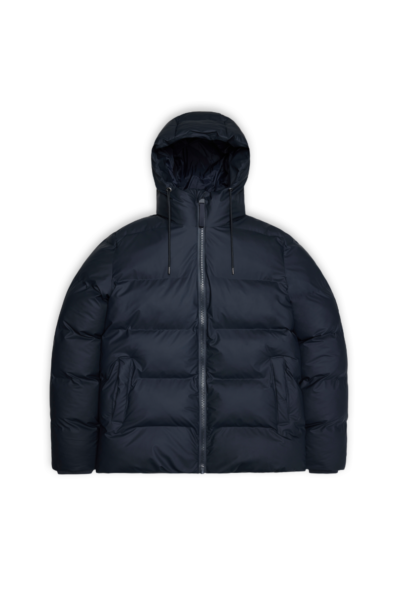 Rains Jas Puffer Jacket D-blauw