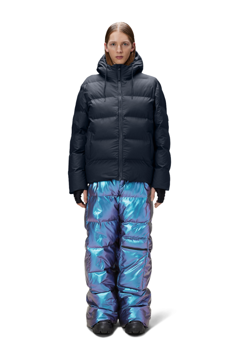 Rains Jas Puffer Jacket D-blauw