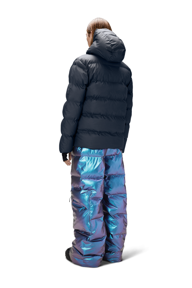 Rains Jas Puffer Jacket D-blauw