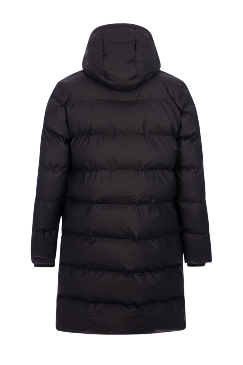 Rains Jas Long Puffer Jkt 22 Zwart