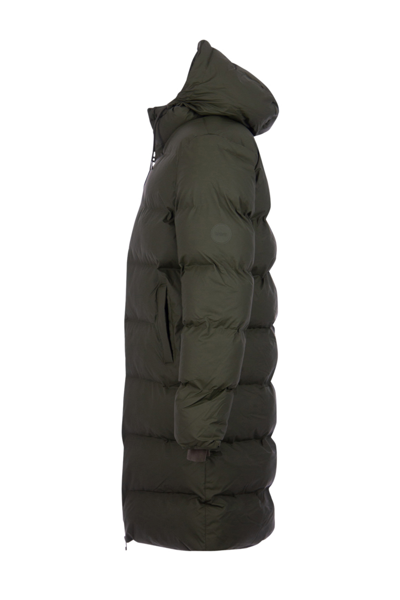 Rains Jas Long Puffer Jkt 22 D-groen