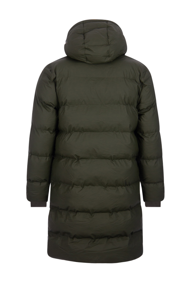 Rains Jas Long Puffer Jkt 22 D-groen