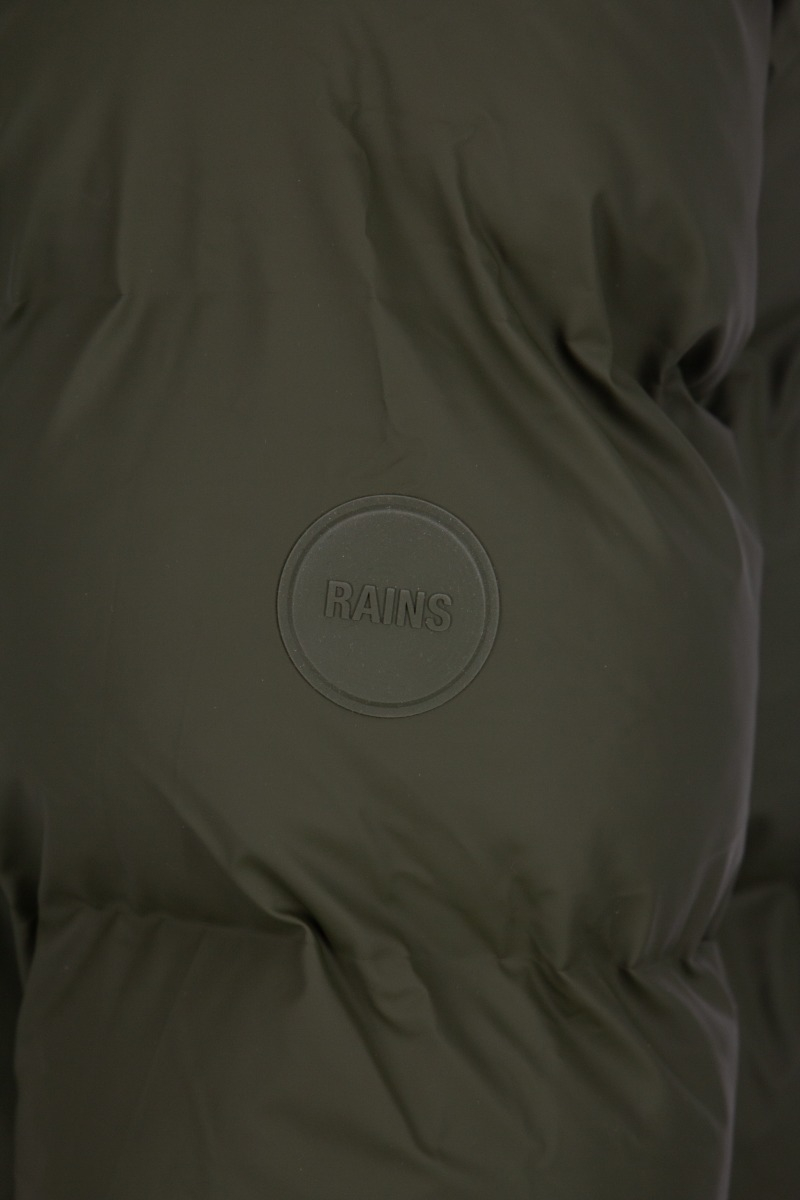 Rains Jas Long Puffer Jkt 22 D-groen