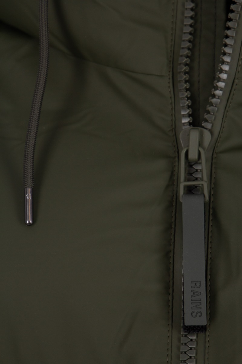 Rains Jas Long Puffer Jkt 22 D-groen