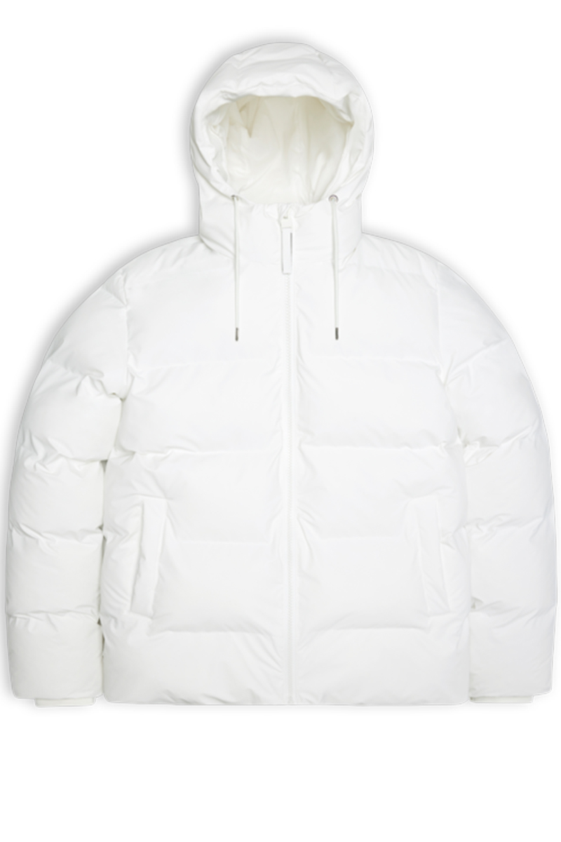 Rains Jas Puffer Jacket Wit