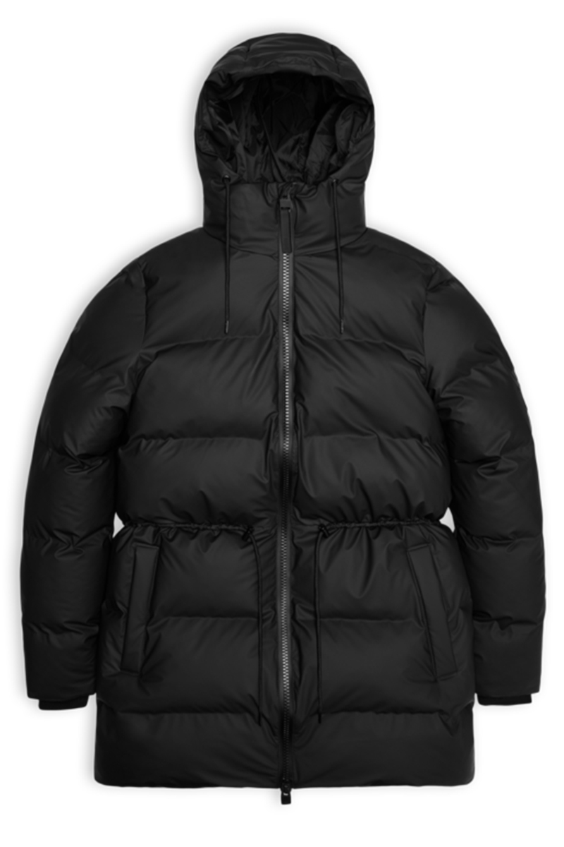 Rains Jas W Puffer Jkt Zwart