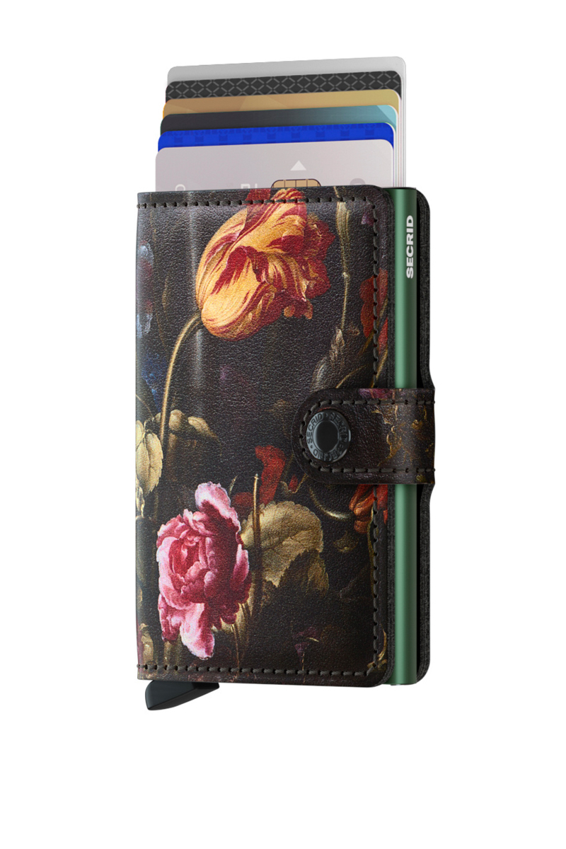 Secrid Portemonnee Mar-flowers Groen