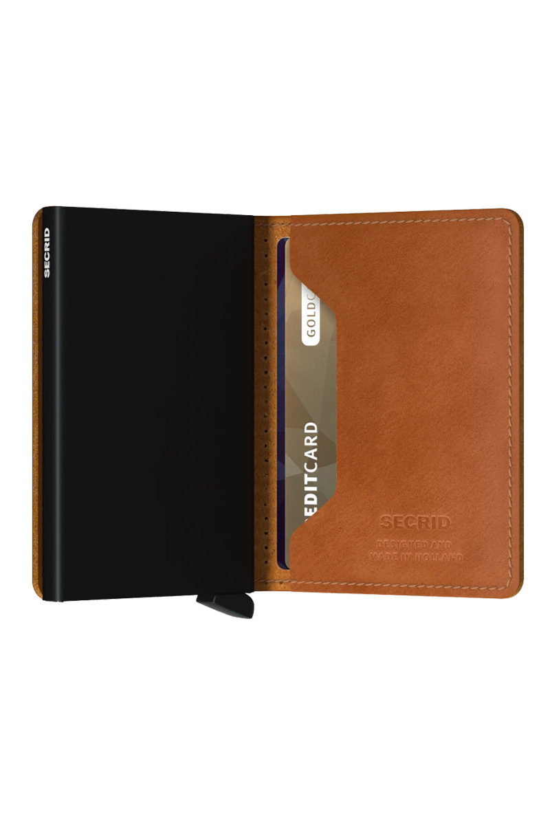 Secrid Portemonnee Slim Perforated Camel