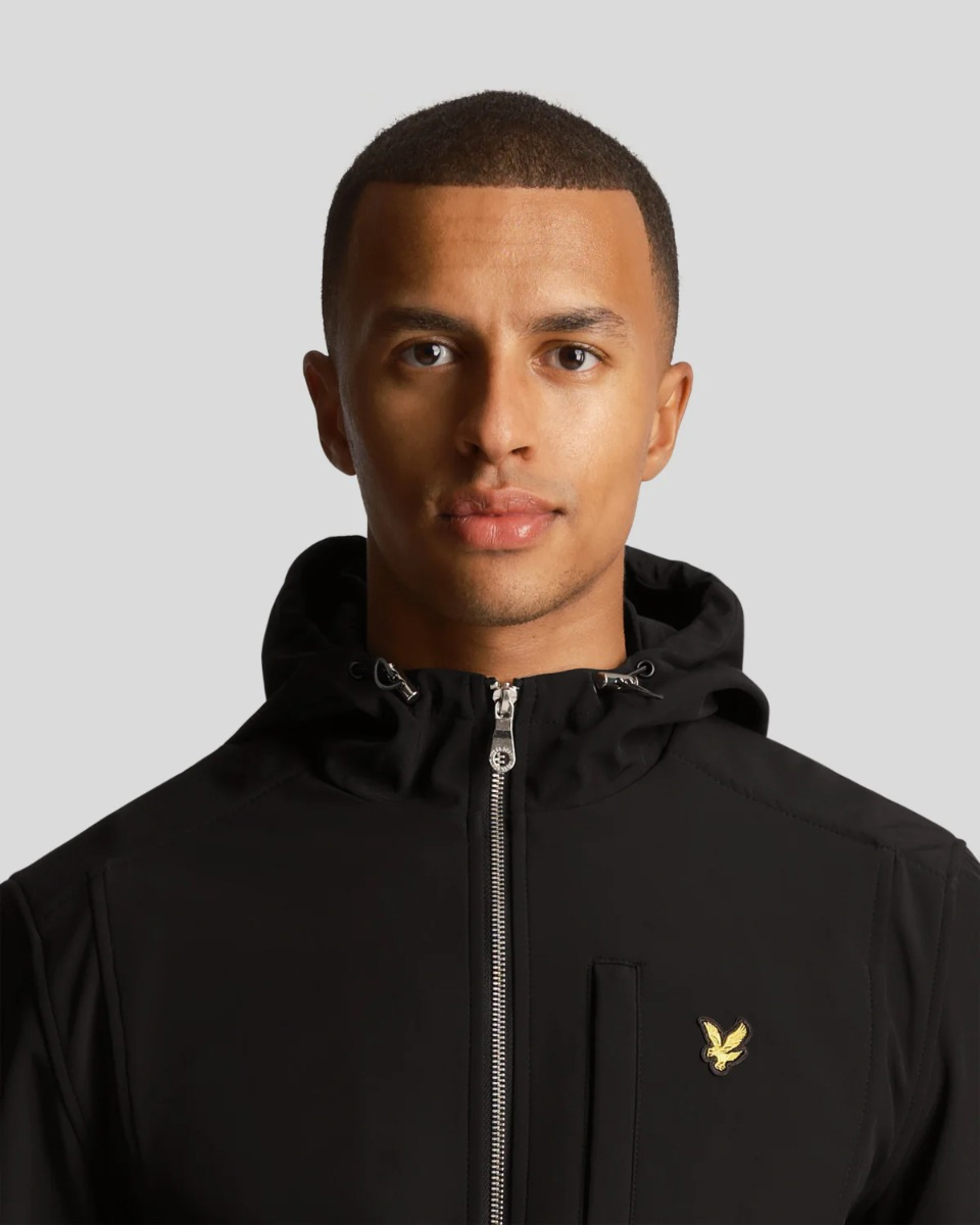 Lyle And Scott Jas Soft Shell Jacket Zwart