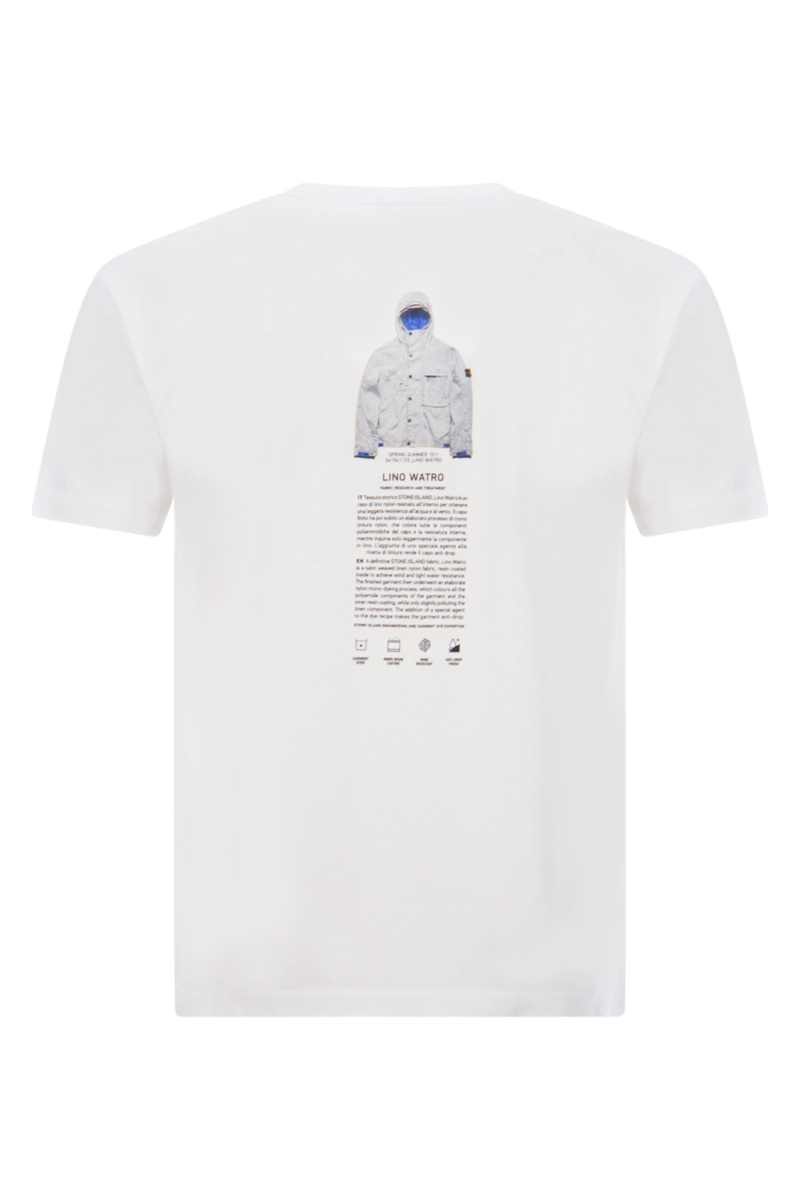 Stone Island T-shirt 7915ns91 Wit