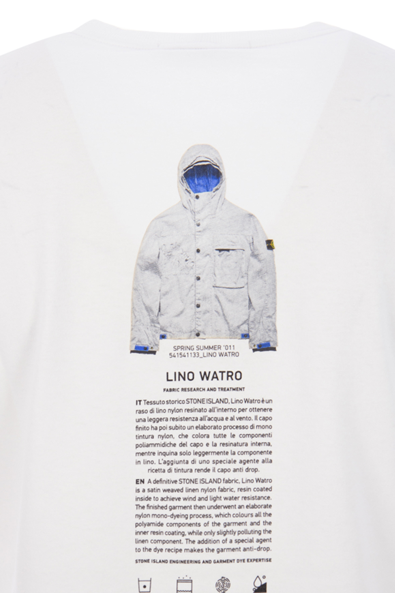 Stone Island T-shirt 7915ns91 Wit
