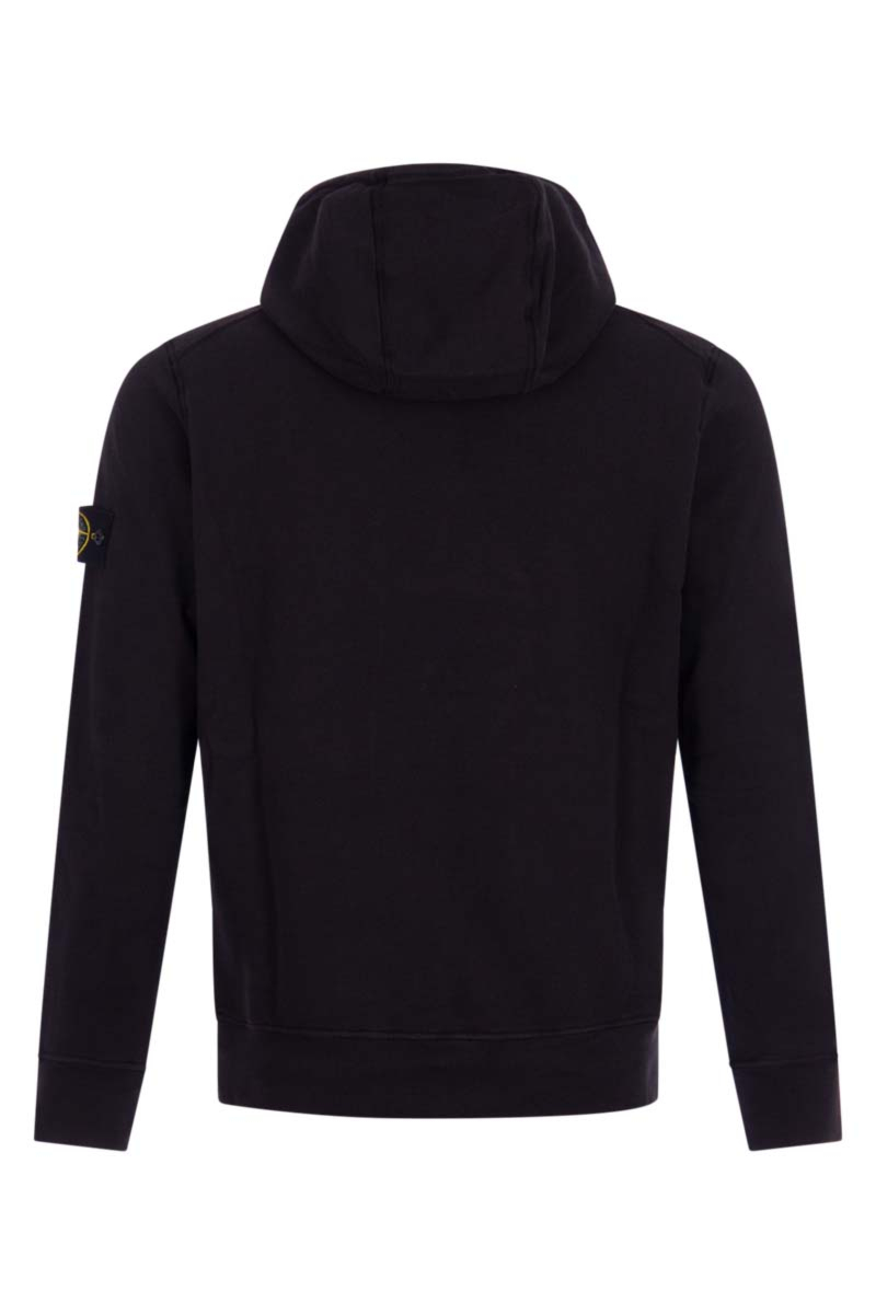 Stone island hoodie clearance zwart