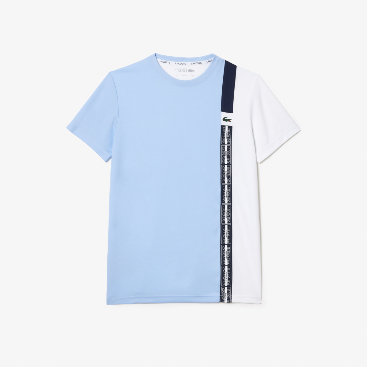 Lacoste shirt wit best sale