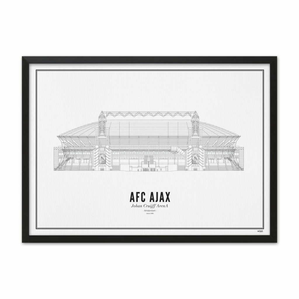 Wijck. Interieur Ajax Johan Cruijff Wit