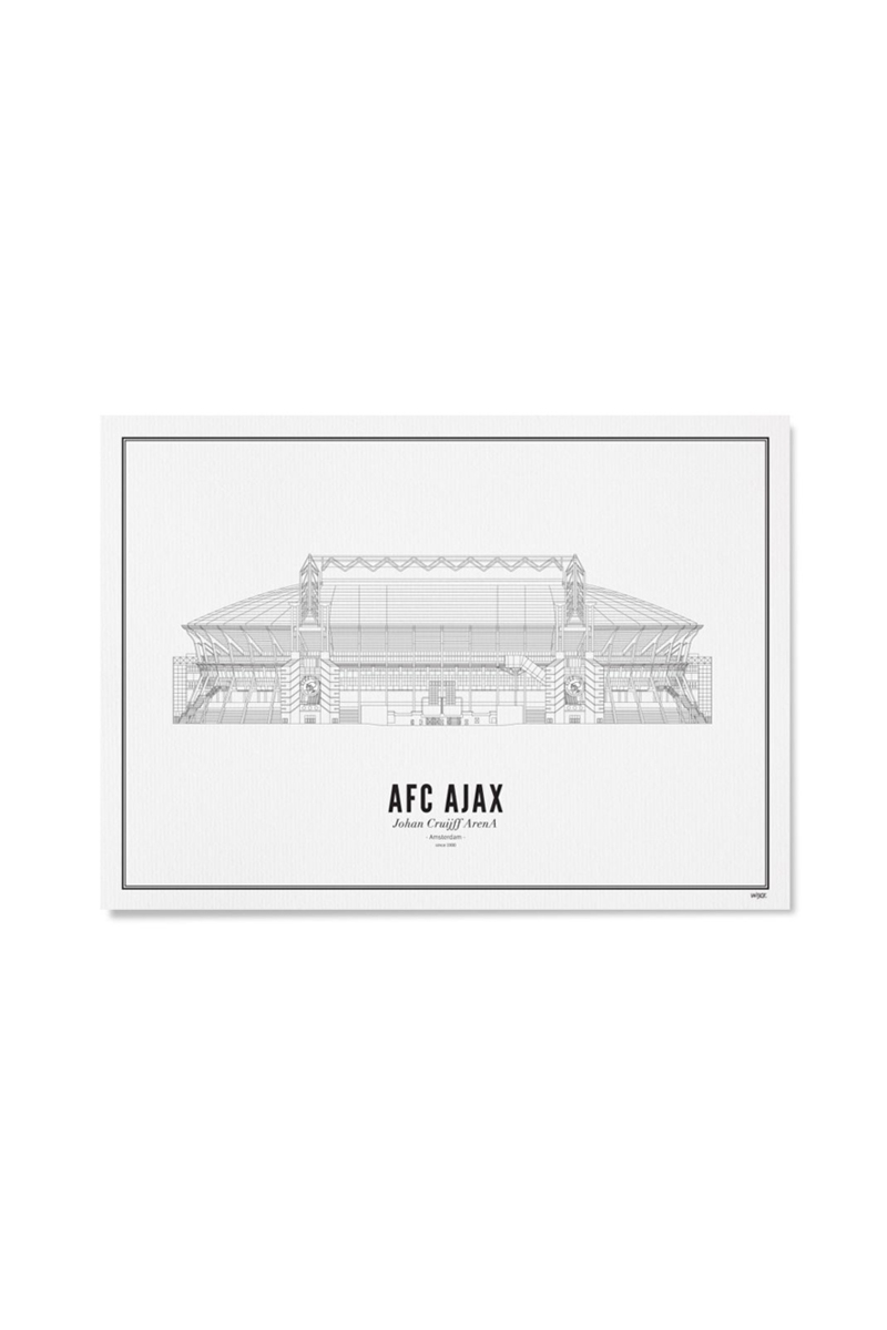 Wijck. Interieur Ajax Johan Cruijff Wit