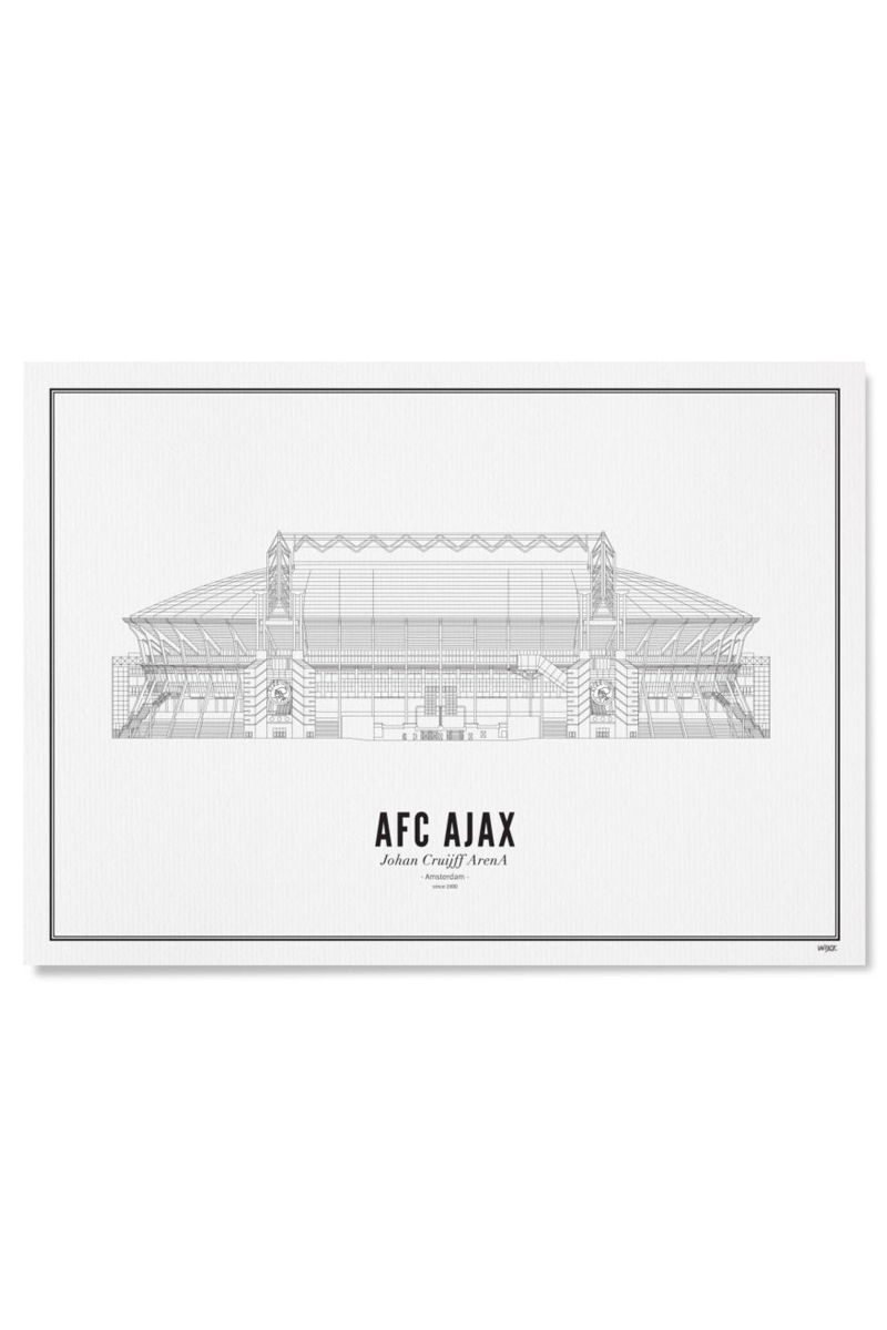 Wijck. Interieur Ajax Johan Cruijff Wit