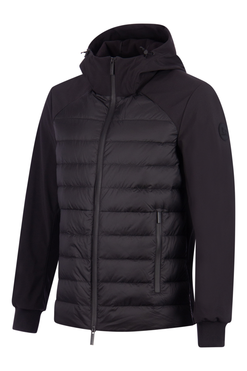 Woolrich Jas Mix Media Soft Sh Zwart