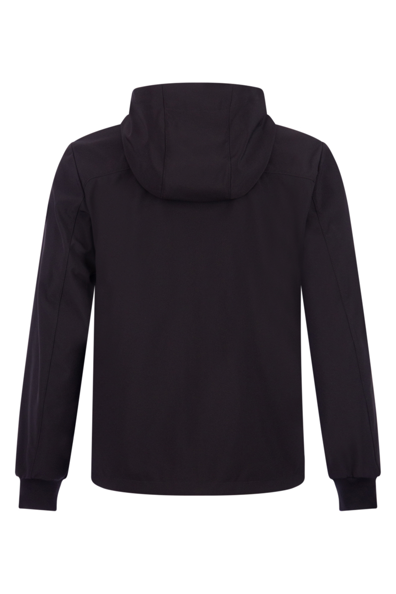 Woolrich Jas Mix Media Soft Sh Zwart