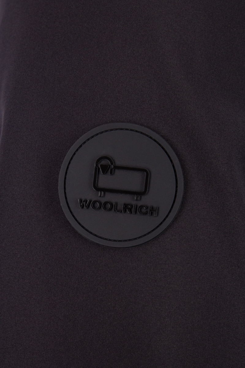 Woolrich Jas Mix Media Soft Sh Zwart