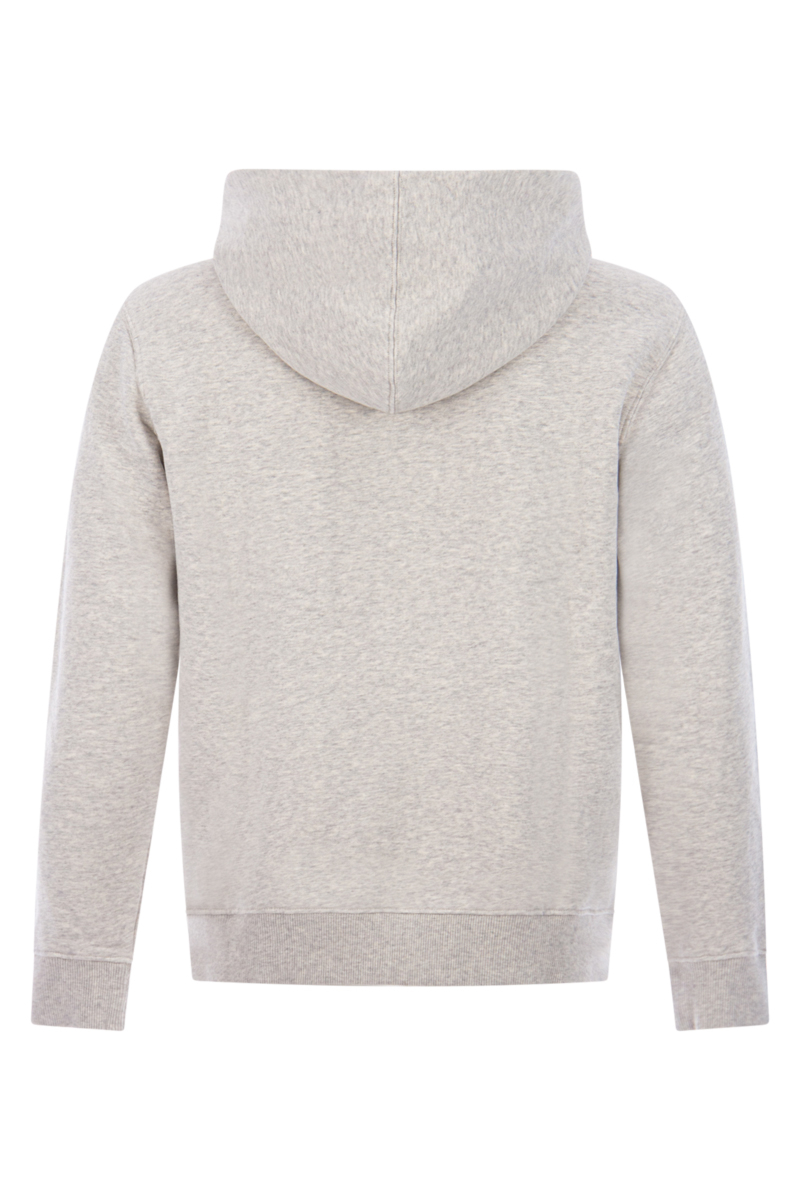 Woolrich Sweater Script Hoodie Grijs