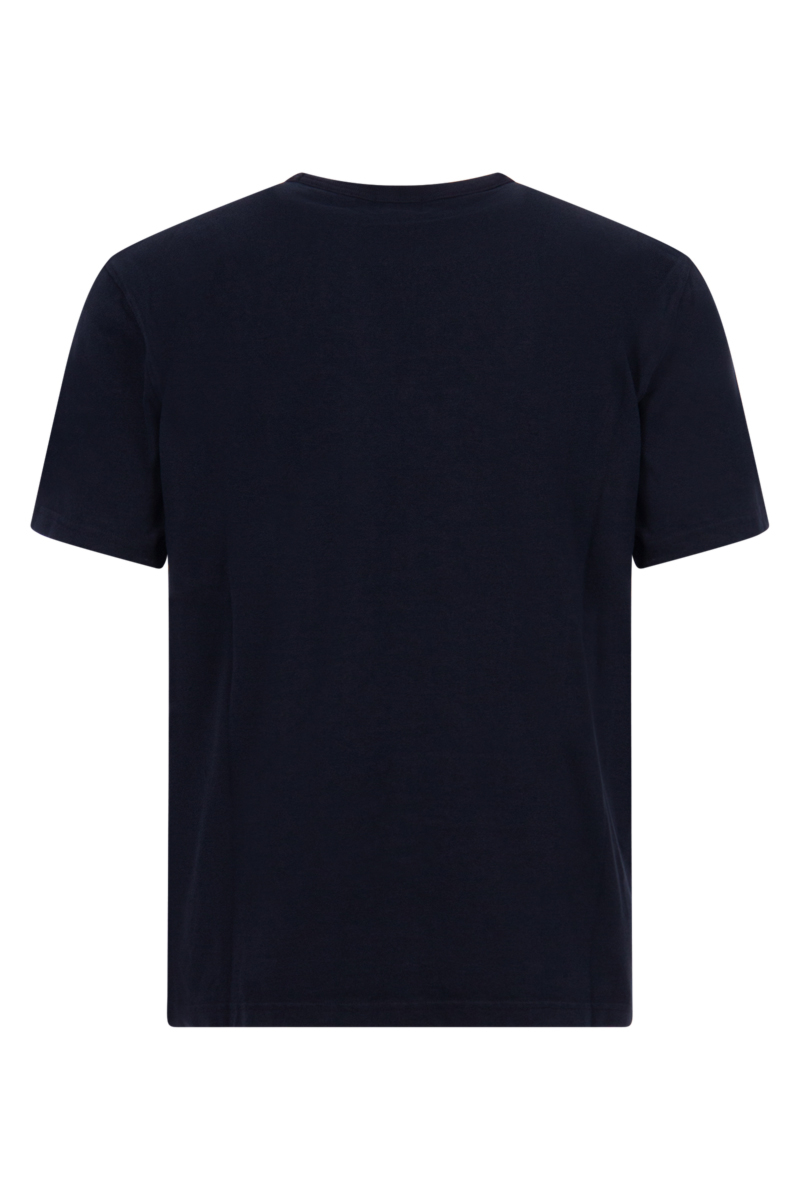 Woolrich T-shirt Graphic Patch Tee Blauw