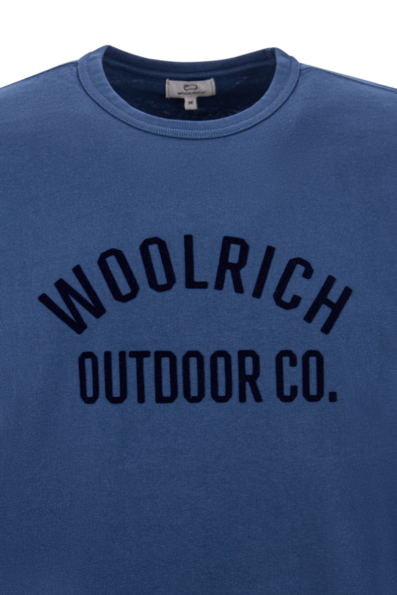 Woolrich T-shirt Graphic Tee Blauw